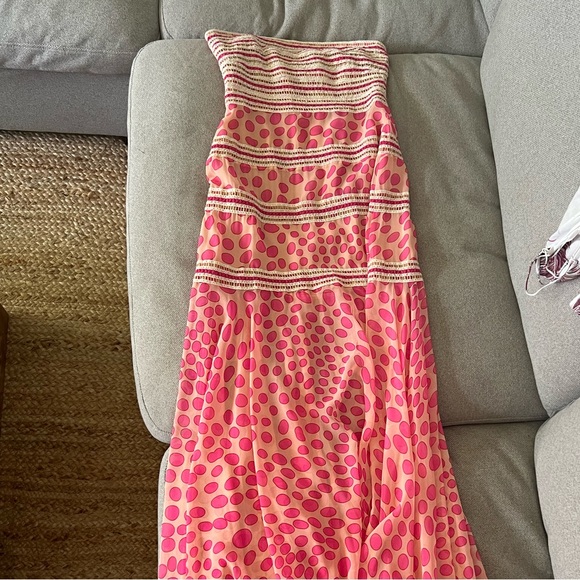 Patbo Polka dot dress. Straps have been removed to make it a strapless dress. - Picture 3 of 12